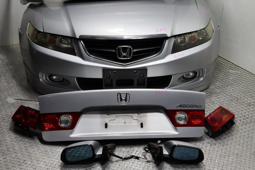 2004–2008 Acura TSX OEM Rear End Conversion Complete Rear Bumper Trunk Lid Tail Light Assembly