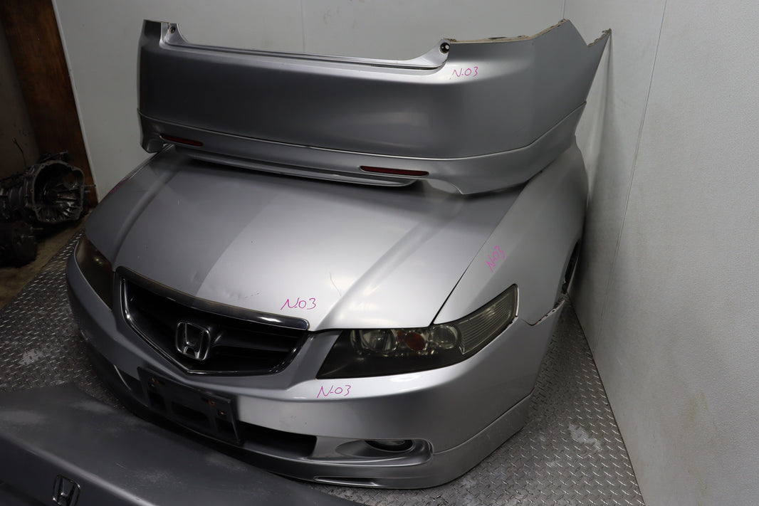 2004–2008 Acura TSX OEM Rear End Conversion Complete Rear Bumper Trunk Lid Tail Light Assembly
