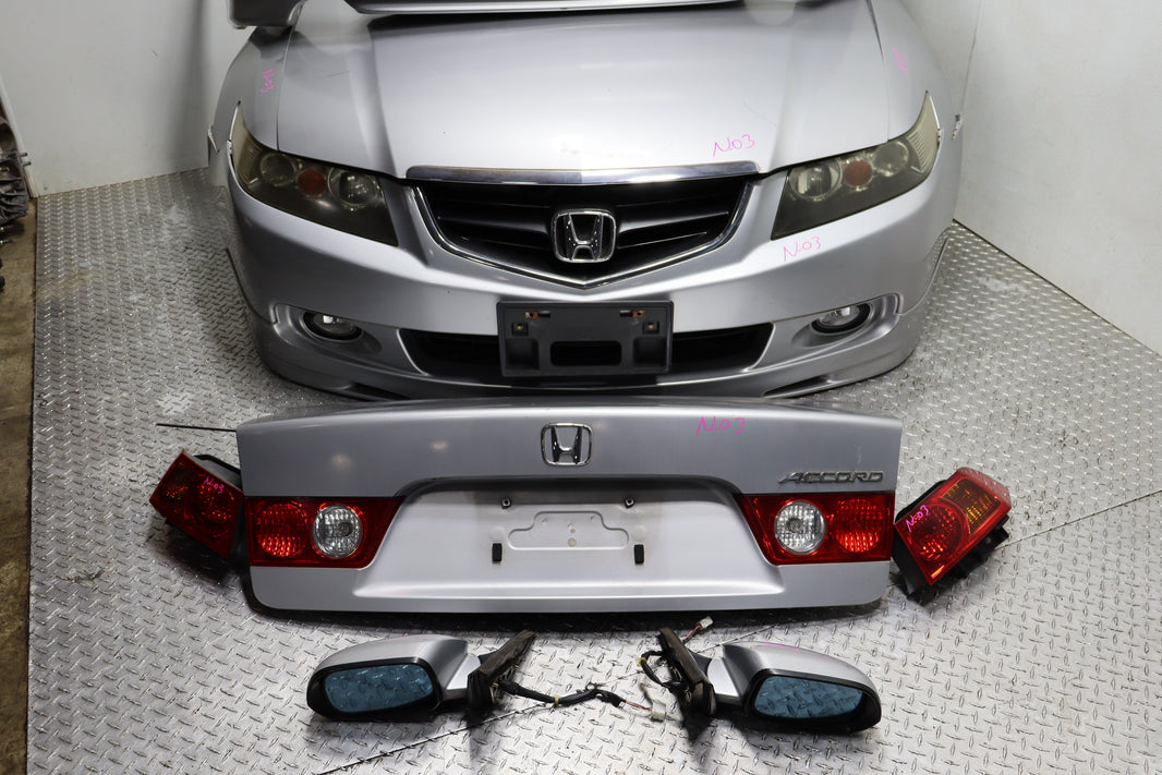 2004–2008 Acura TSX OEM Rear End Conversion Complete Rear Bumper Trunk Lid Tail Light Assembly