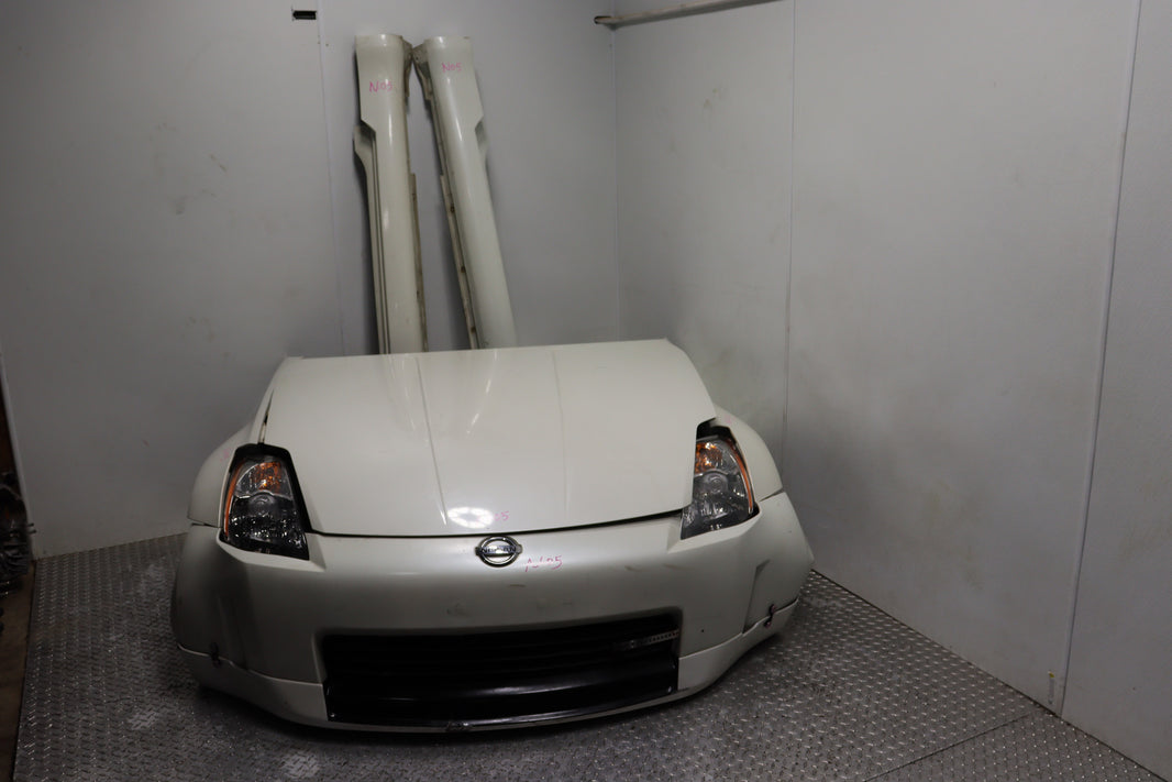 2003–2006 Nissan 350Z OEM Front End Nose Cut Assembly Complete Front Clip Conversion