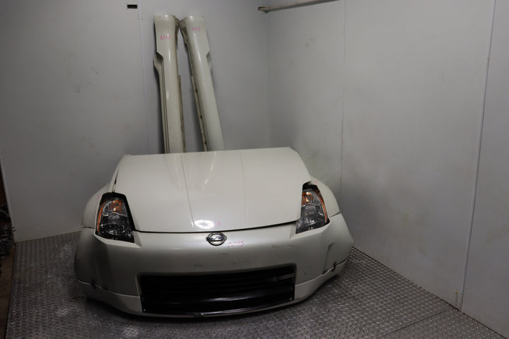 2003–2006 Nissan 350Z OEM Front End Nose Cut Assembly Complete Front Clip Conversion