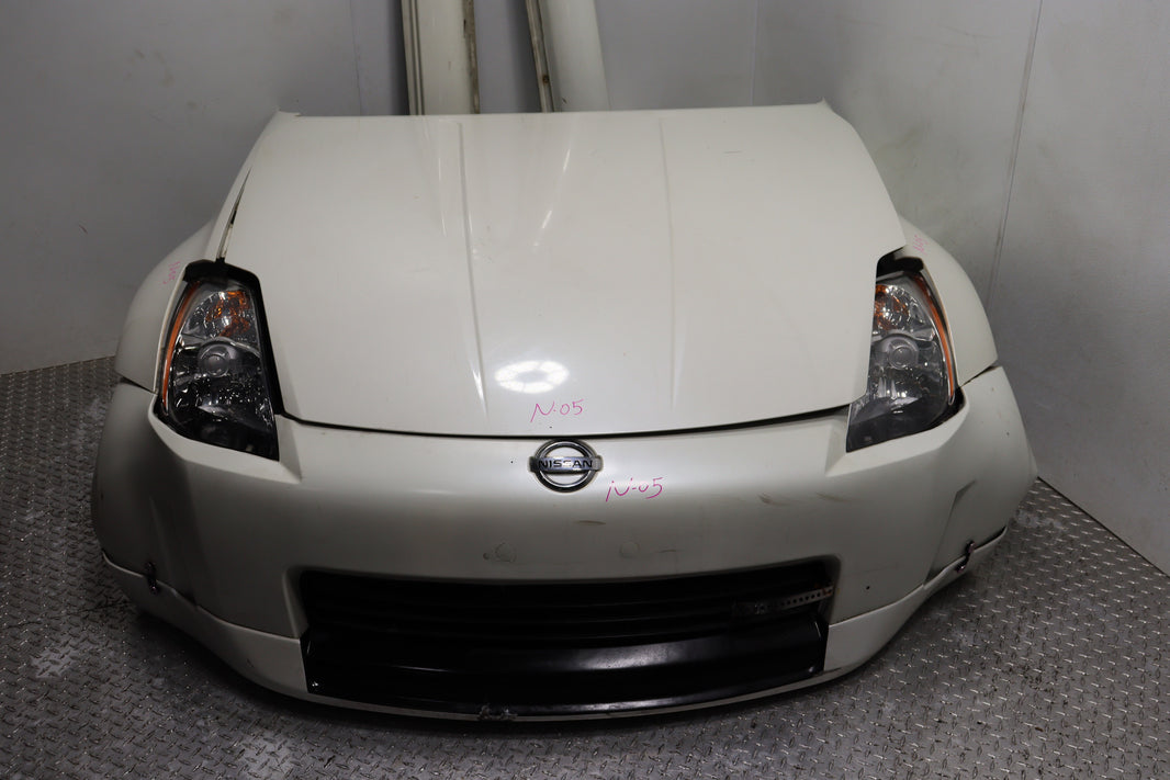 2003–2006 Nissan 350Z OEM Front End Nose Cut Assembly Complete Front Clip Conversion