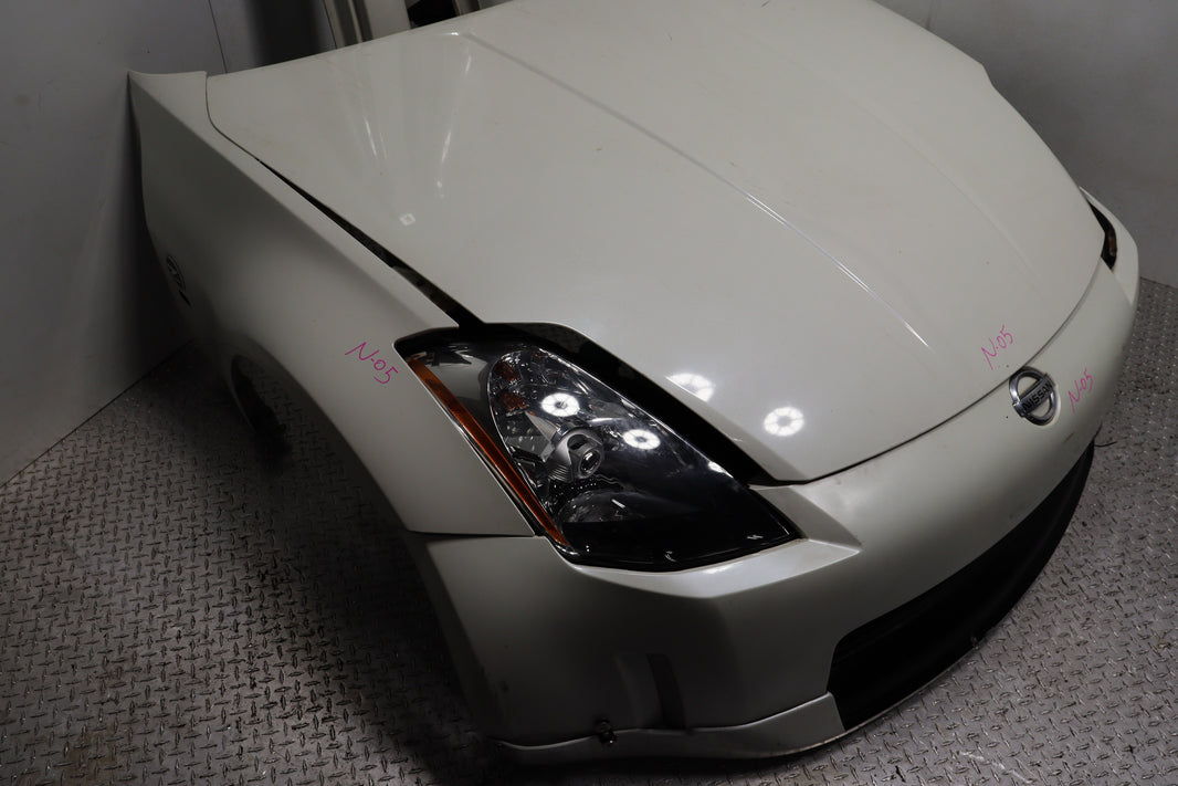 2003–2006 Nissan 350Z OEM Front End Nose Cut Assembly Complete Front Clip Conversion