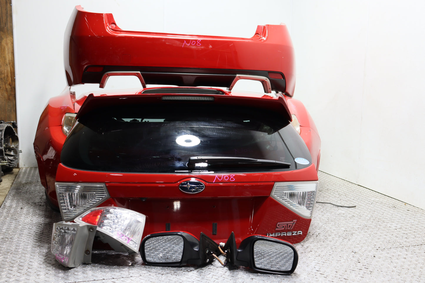 2008–2014 Subaru Impreza WRX OEM Rear End Conversion Rear Clip Assembly