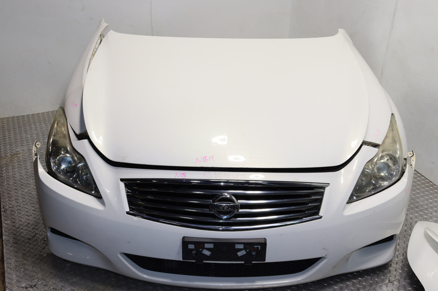 JDM 2010-2015 Nissan Skyline V36 Infiniti G37 Coupe Complete Front End Nose Cut OEM