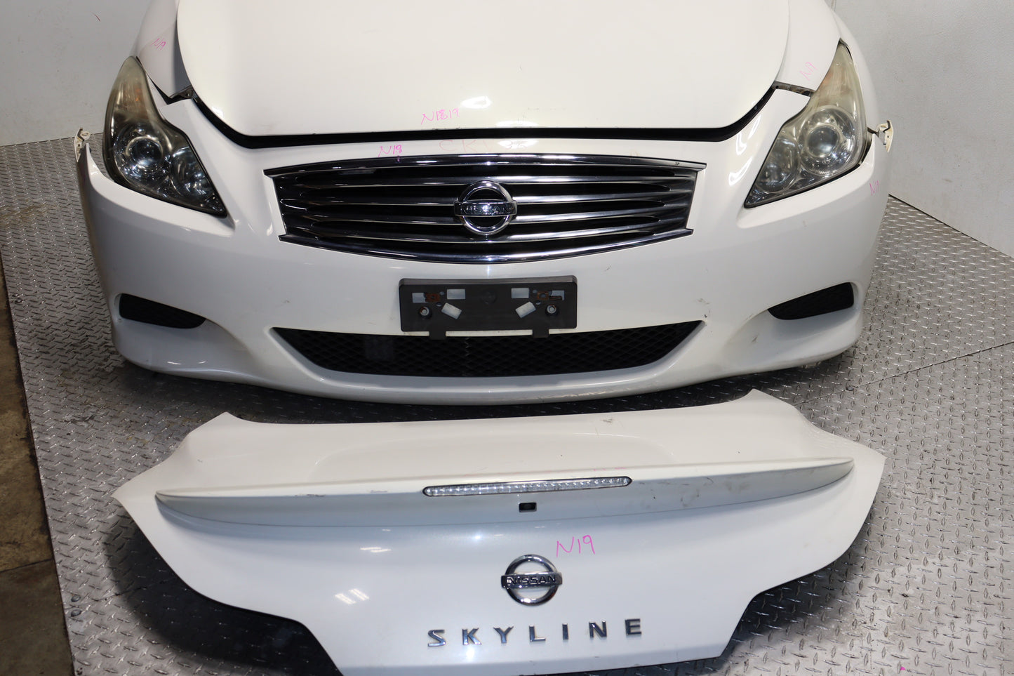 JDM 2010-2015 Nissan Skyline V36 Infiniti G37 Coupe OEM Rear Trunk Lid & Tail Lights