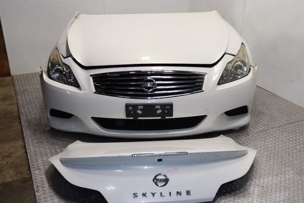 JDM 2010-2015 Nissan Skyline V36 Infiniti G37 Coupe OEM Rear Trunk Lid & Tail Lights