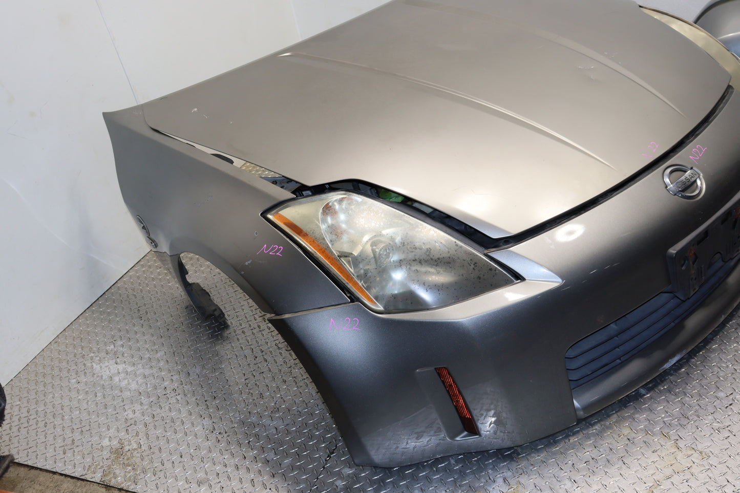 JDM 2003-2006 Nissan 350Z OEM Complete Front End Nose Cut