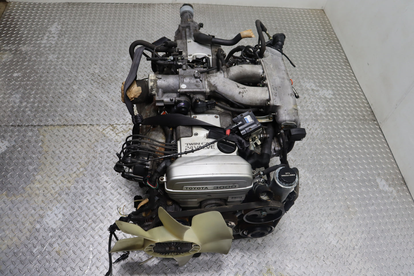 1992–1996 Toyota Lexus JDM 2JZ-GE 3.0L Non VVT-i Engine Rear Sump with Wiring Harness & ECU – SC300 GS300