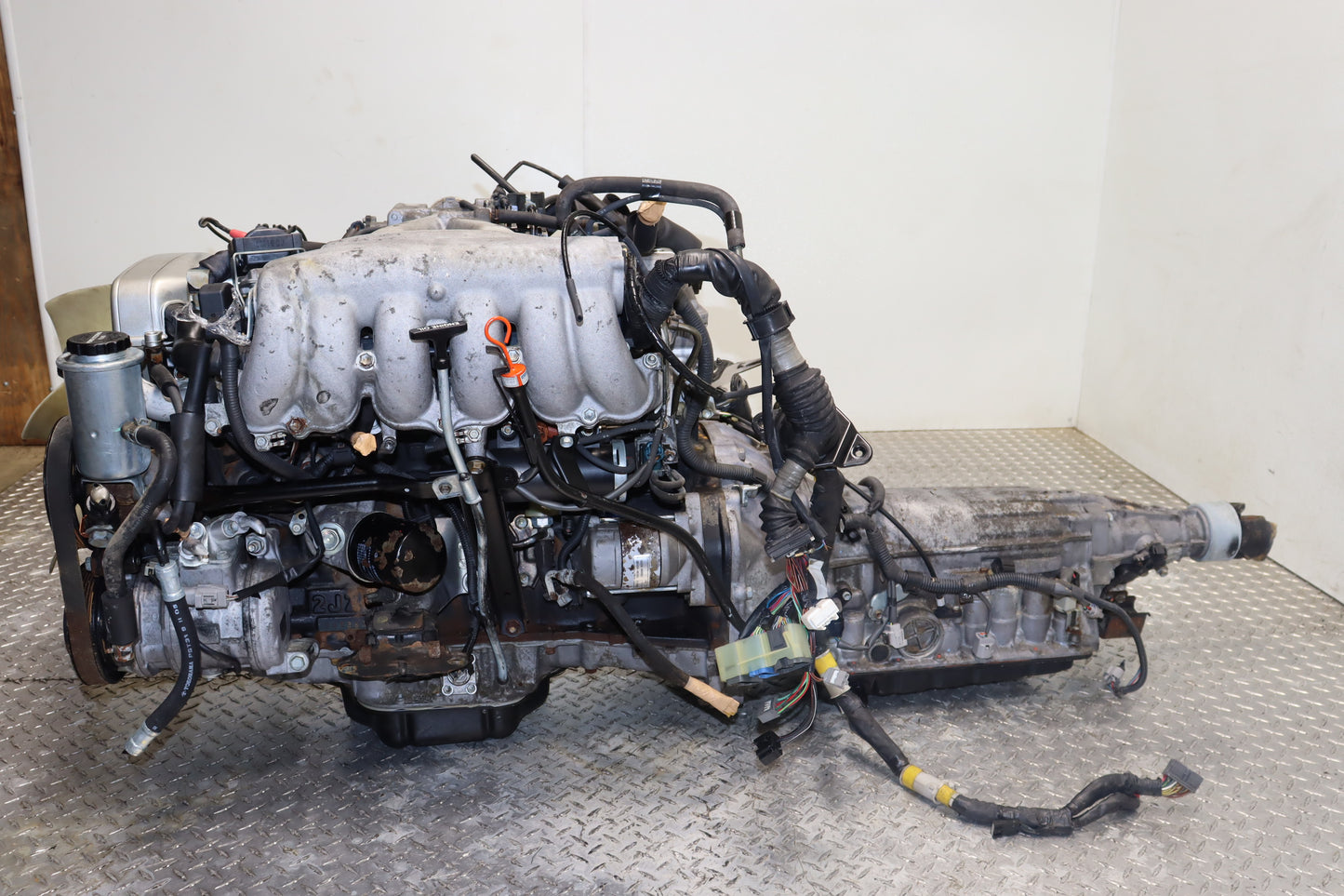 1992–1996 Toyota Lexus JDM 2JZ-GE 3.0L Non VVT-i Engine Rear Sump with Wiring Harness & ECU – SC300 GS300