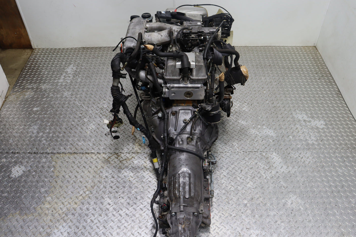 1992–1996 Toyota Lexus JDM 2JZ-GE 3.0L Non VVT-i Engine Rear Sump with Wiring Harness & ECU – SC300 GS300