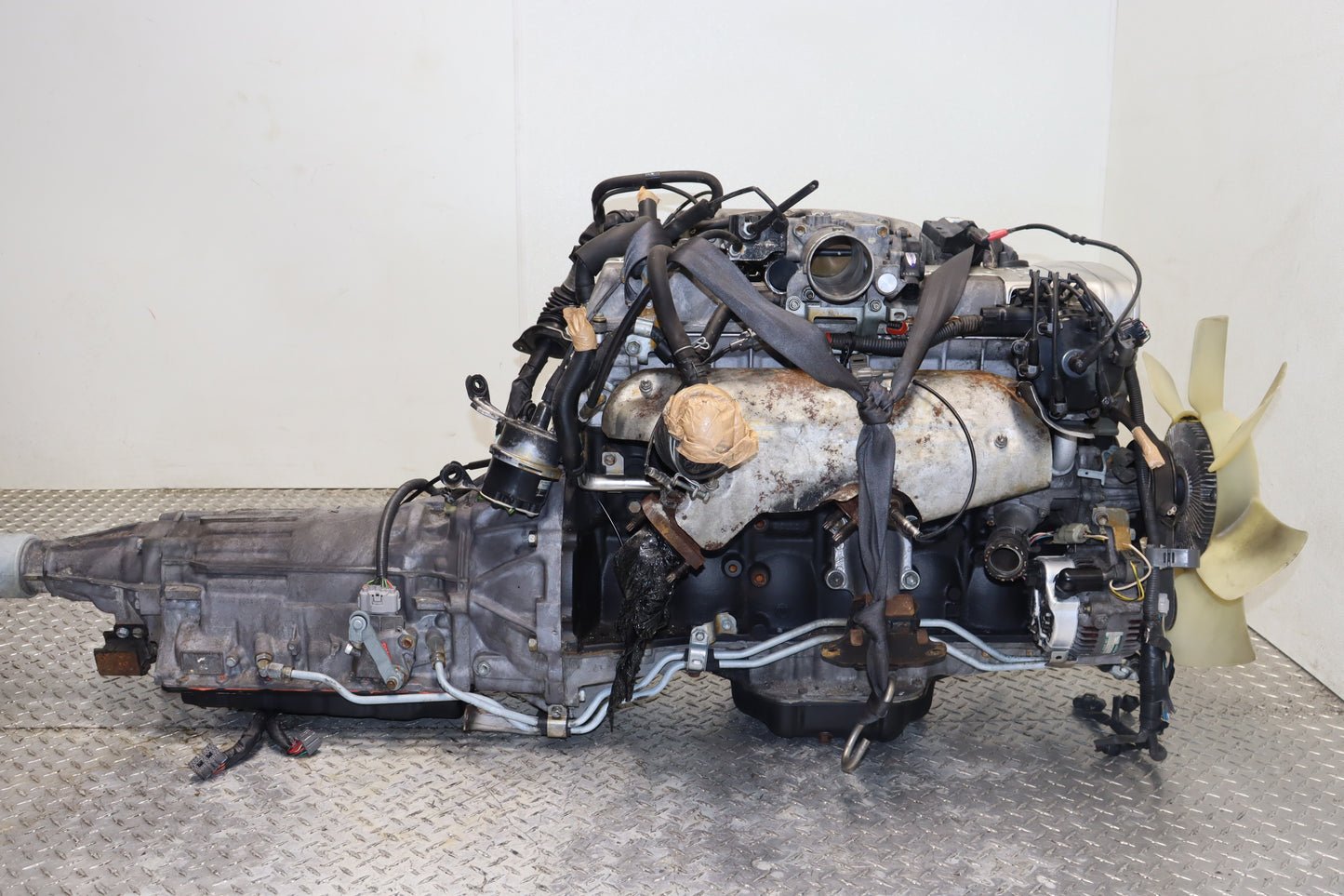 1992–1996 Toyota Lexus JDM 2JZ-GE 3.0L Non VVT-i Engine Rear Sump with Wiring Harness & ECU – SC300 GS300
