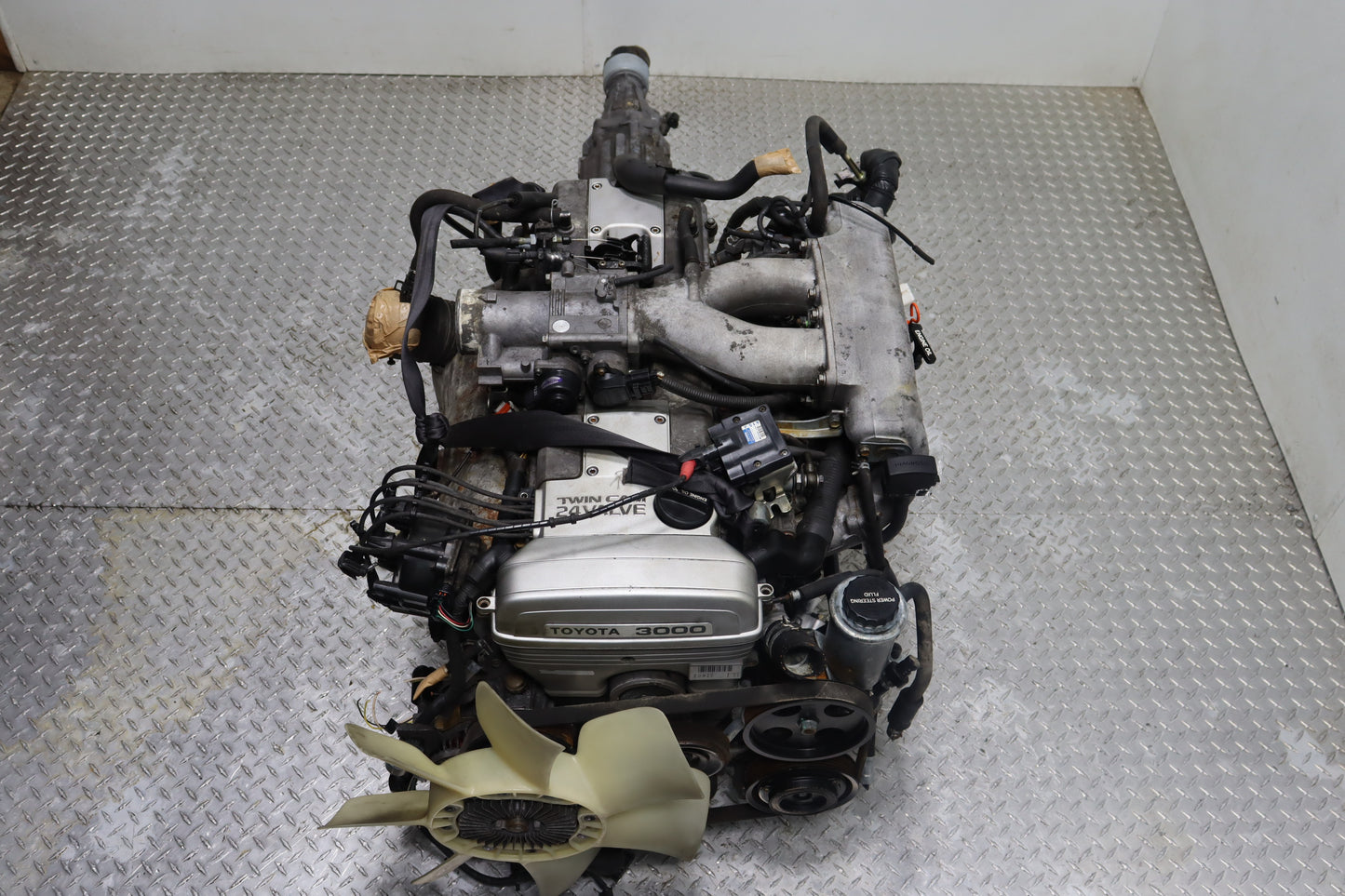 1992–1996 Toyota Lexus JDM 2JZ-GE 3.0L Non VVT-i Engine Rear Sump with Wiring Harness & ECU – SC300 GS300