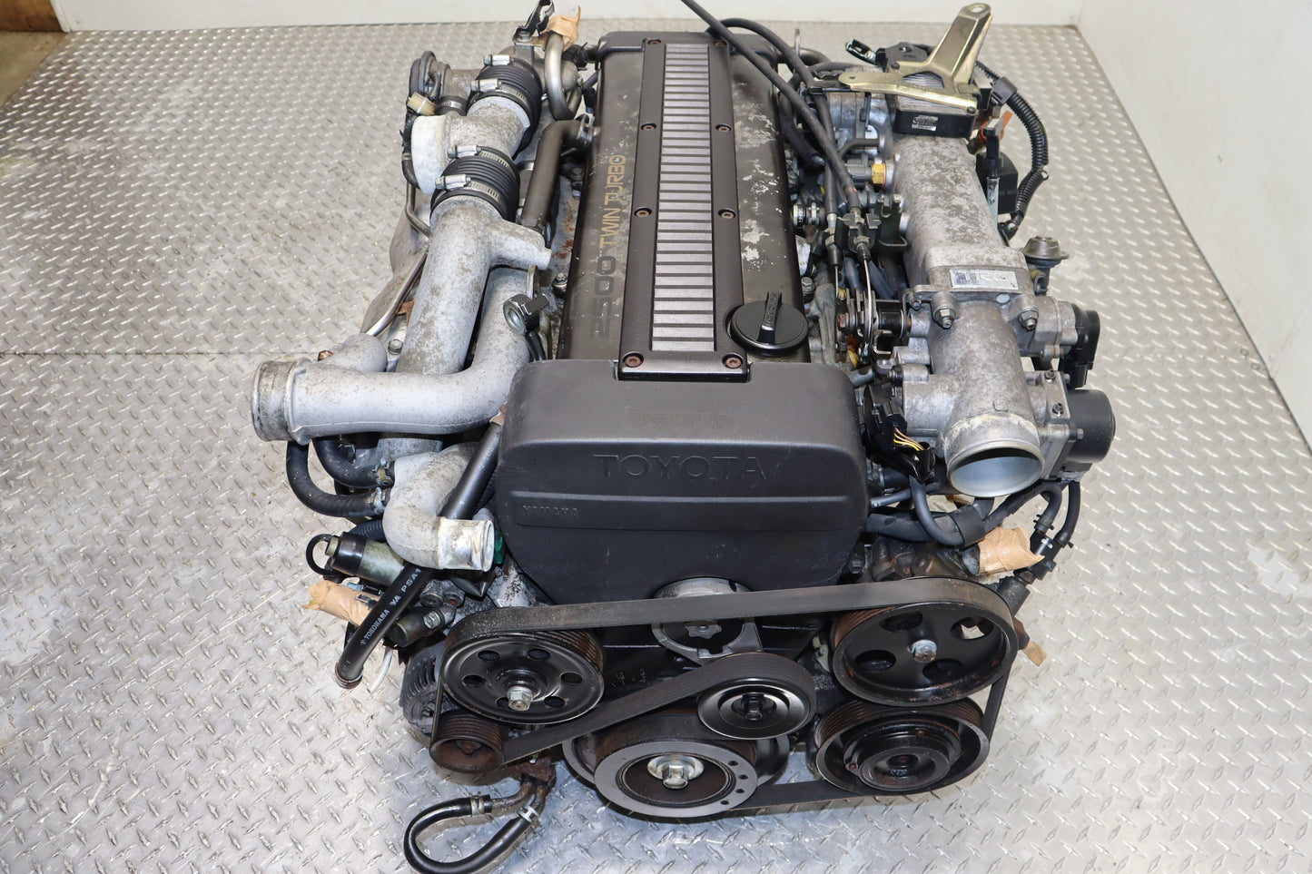 JDM Toyota Supra Soarer 1JZ-GTE 2.5L Inline-6 Non VVT-i Twin Turbo Engine with Automatic Transmission