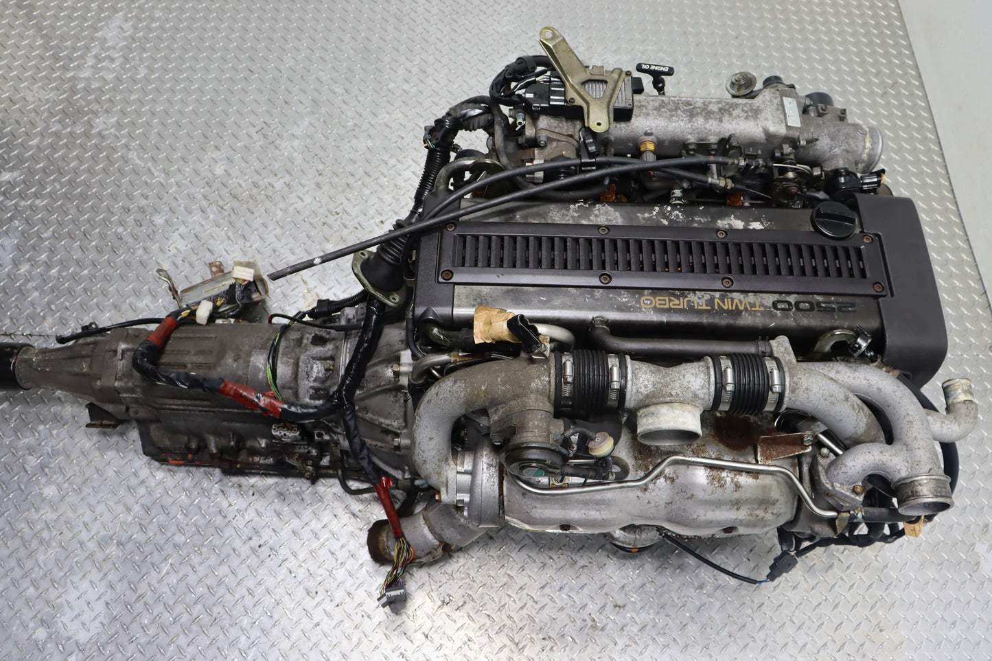 JDM Toyota Supra Soarer 1JZ-GTE 2.5L Inline-6 Non VVT-i Twin Turbo Engine with Automatic Transmission