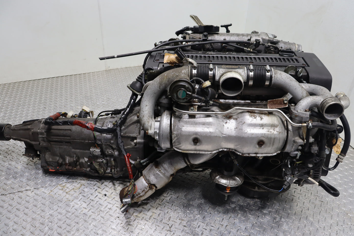 JDM Toyota Supra Soarer 1JZ-GTE 2.5L Inline-6 Non VVT-i Twin Turbo Engine with Automatic Transmission