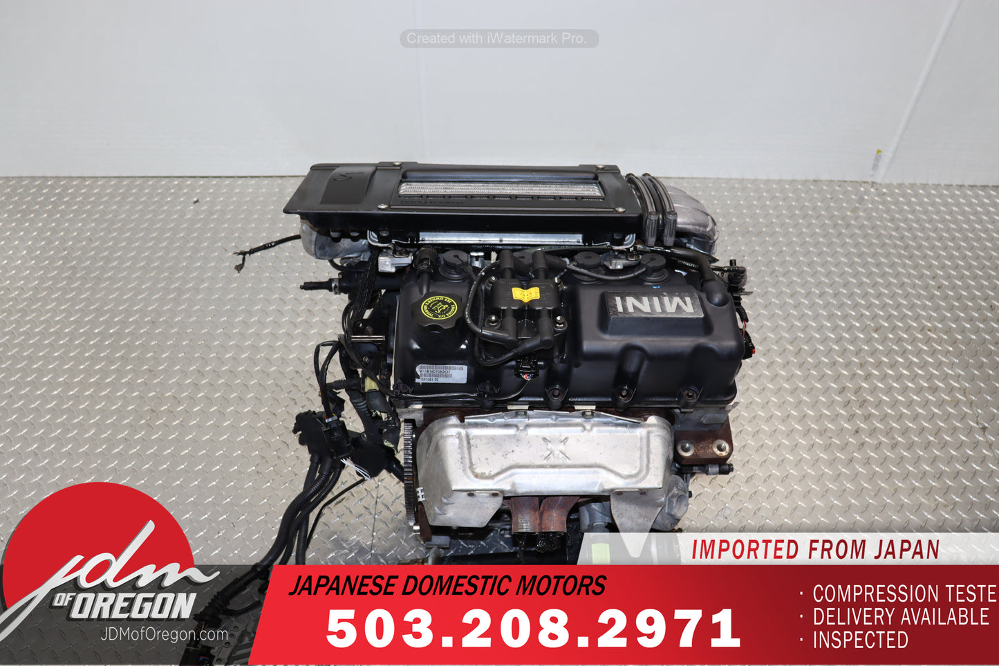 2002 2003 2004 2005 2006 Mini Cooper S R53 1.6L SOHC Supercharged Engine JDM W11B16A 55K Miles