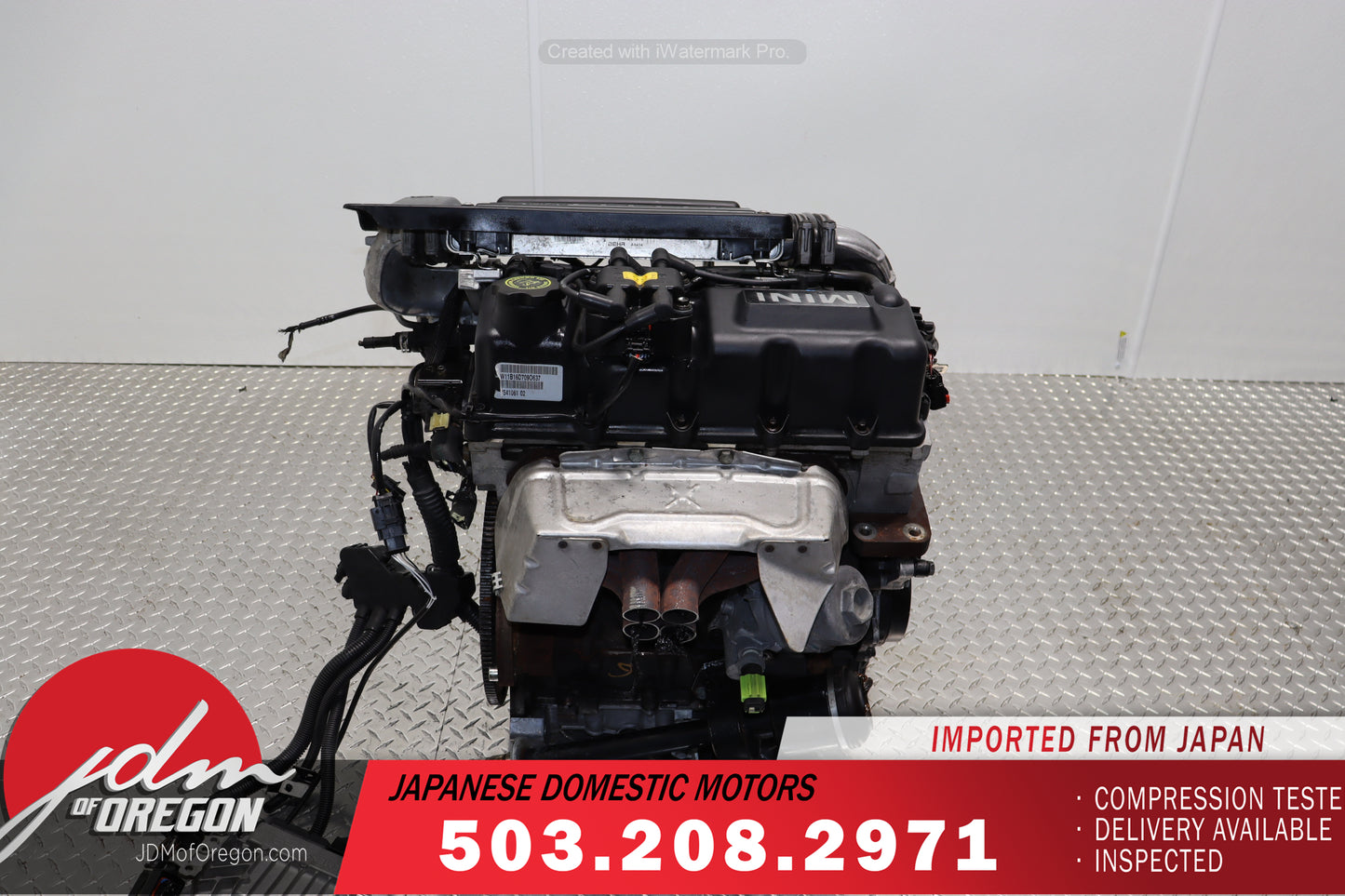 2002 2003 2004 2005 2006 Mini Cooper S R53 1.6L SOHC Supercharged Engine JDM W11B16A 55K Miles
