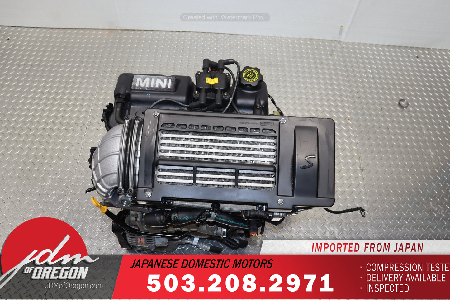 2002 2003 2004 2005 2006 Mini Cooper S R53 1.6L SOHC Supercharged Engine JDM W11B16A 55K Miles