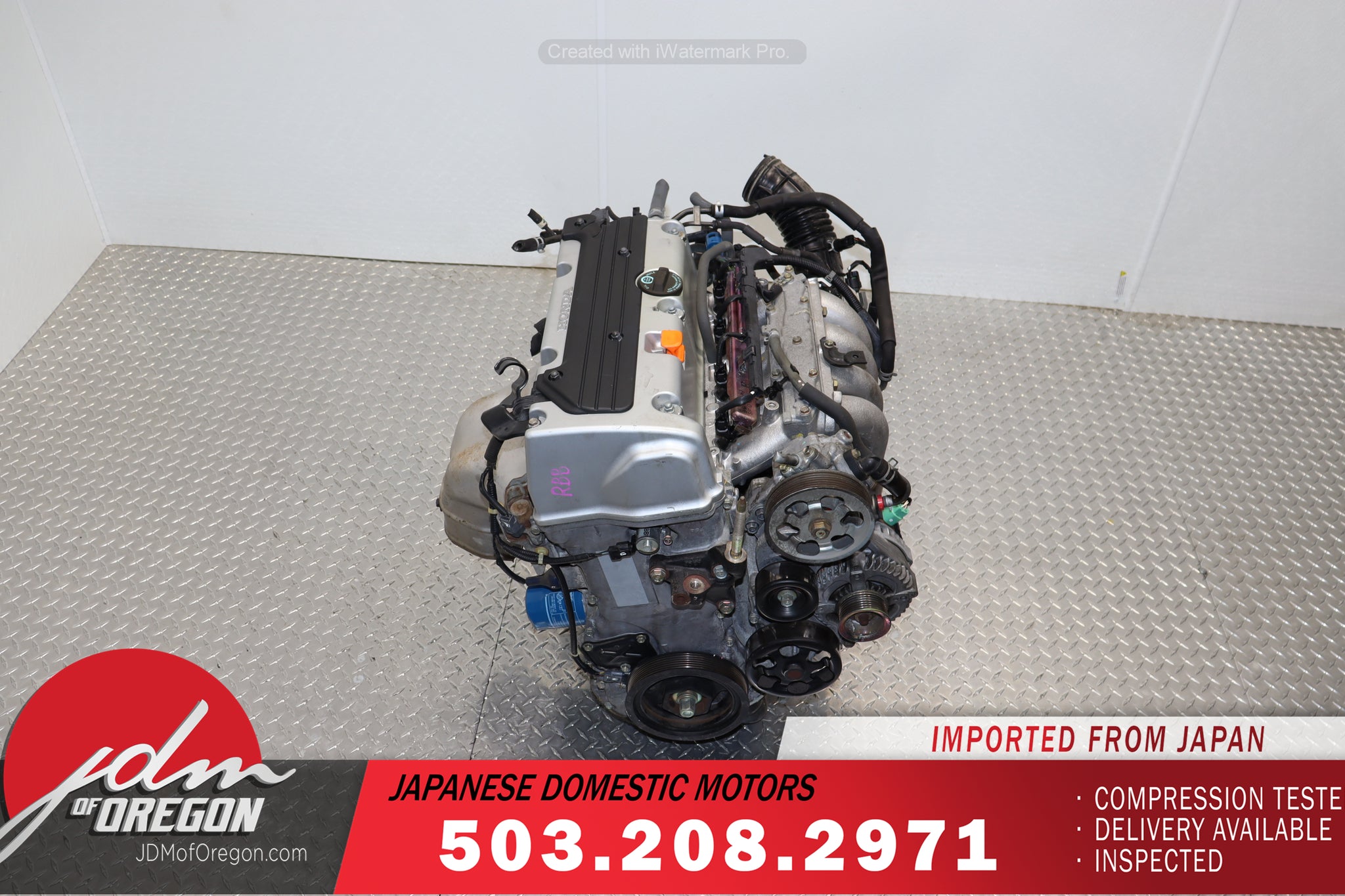 JDM K24A RBB HIGH COMP 2.4L MOTOR 3-LOBE HONDA 04-08 ACURA TSX ENGINE