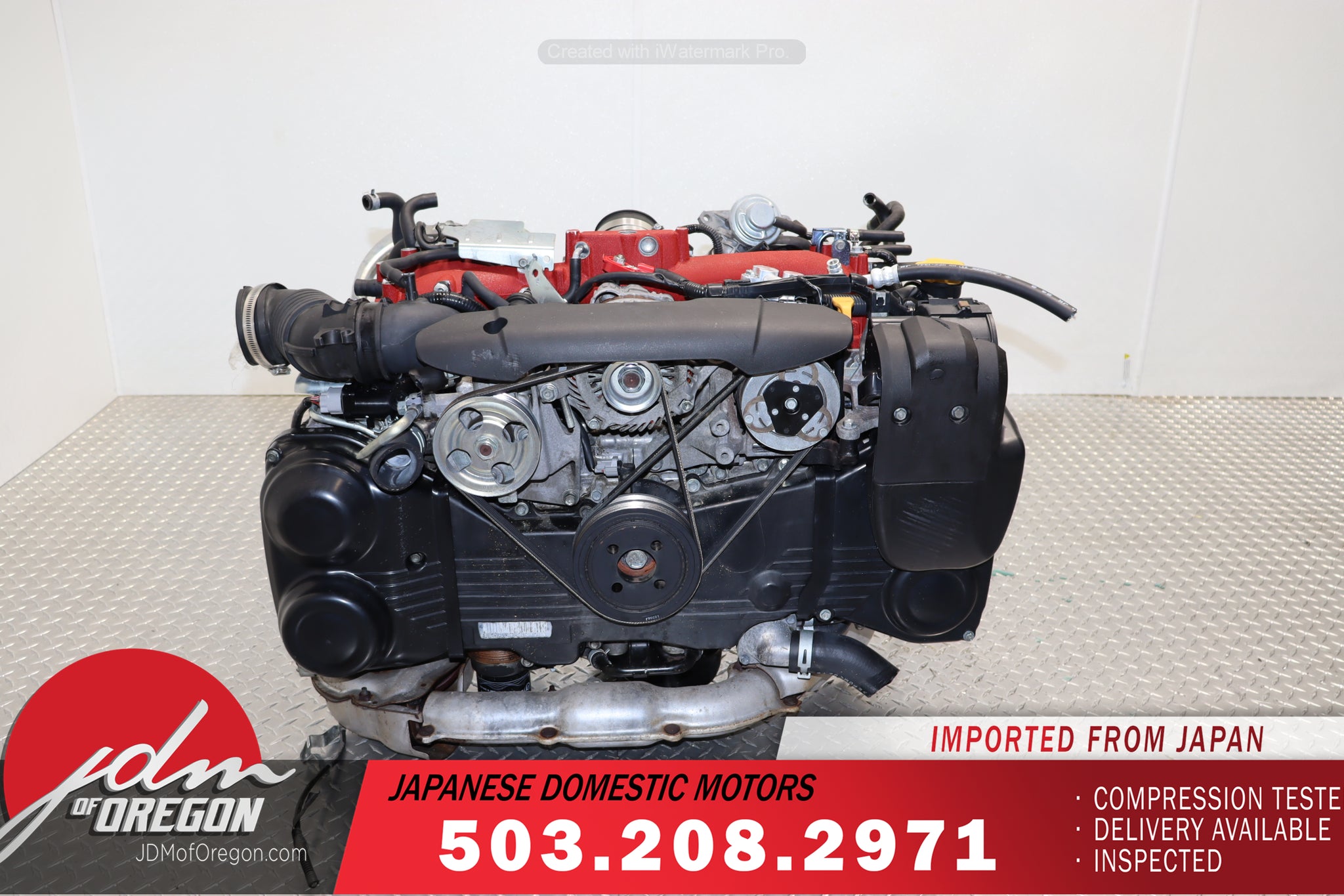 JDM 08-21 SUBARU WRX STI ENGINE JDM EJ257 2.5L TURBO AVCS EJ25 V10 ENGINE