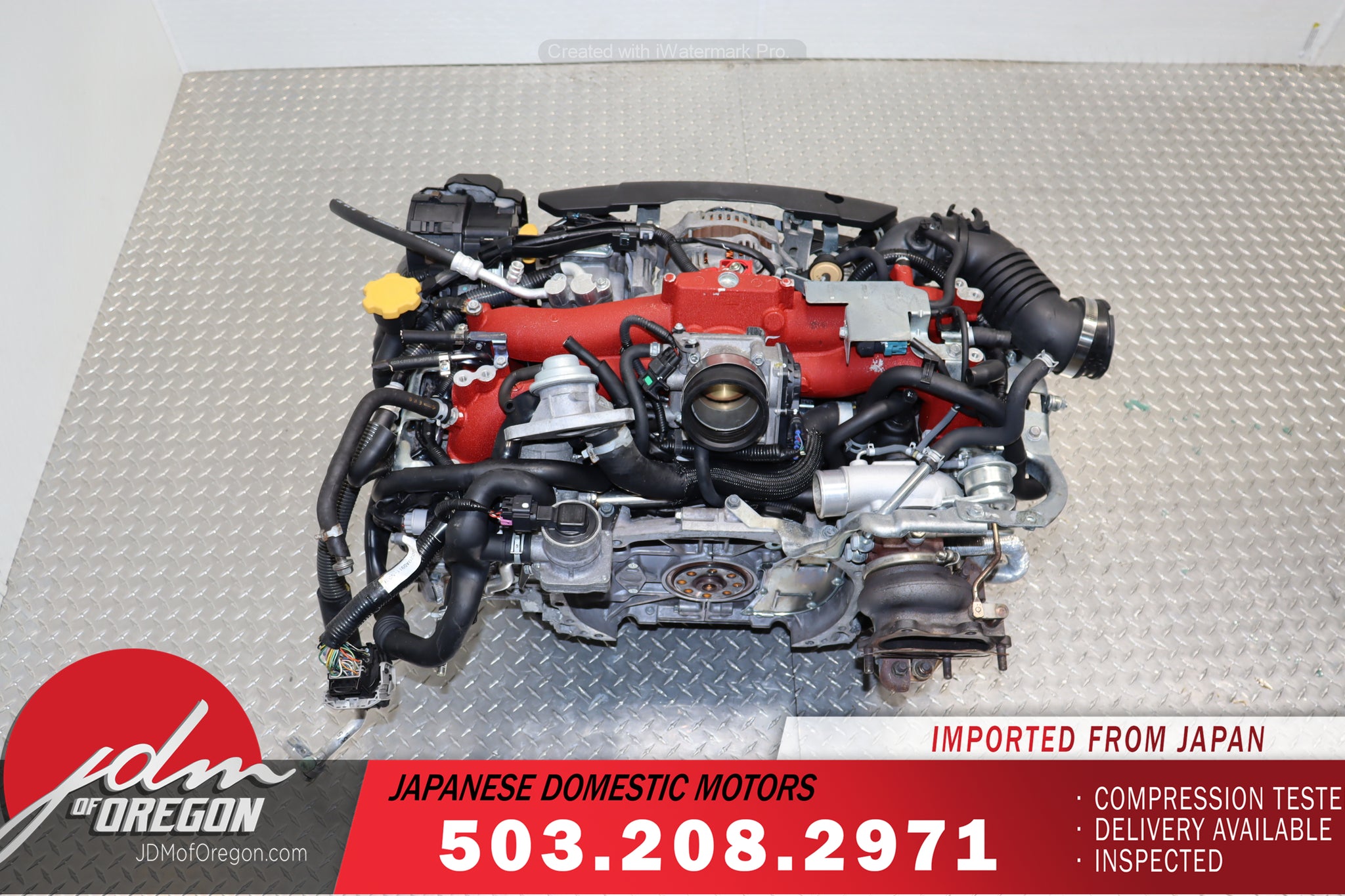 JDM 08-21 SUBARU WRX STI ENGINE JDM EJ257 2.5L TURBO AVCS EJ25 V10 ENGINE