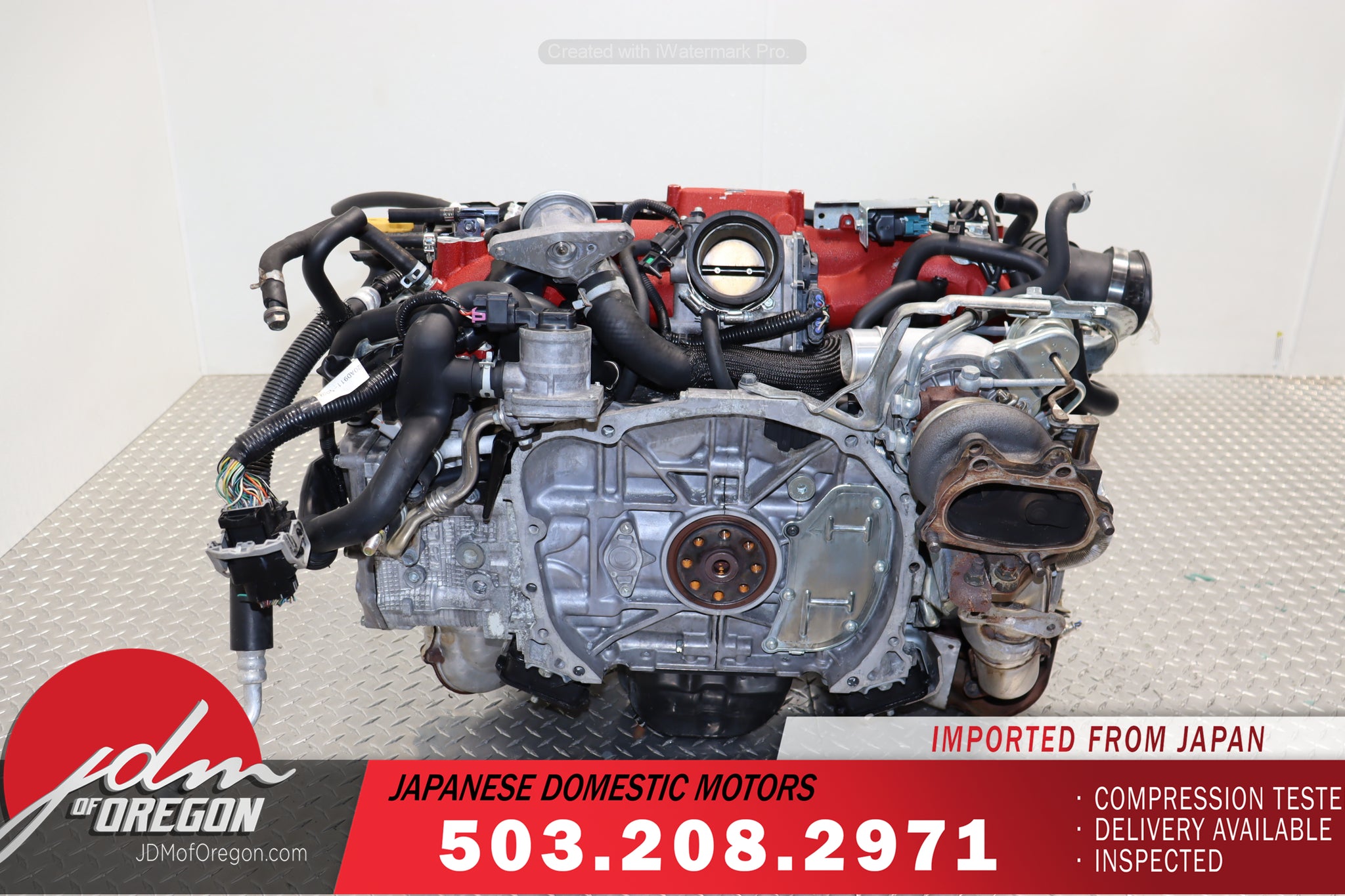 JDM 08-21 SUBARU WRX STI ENGINE JDM EJ257 2.5L TURBO AVCS EJ25 V10 ENGINE