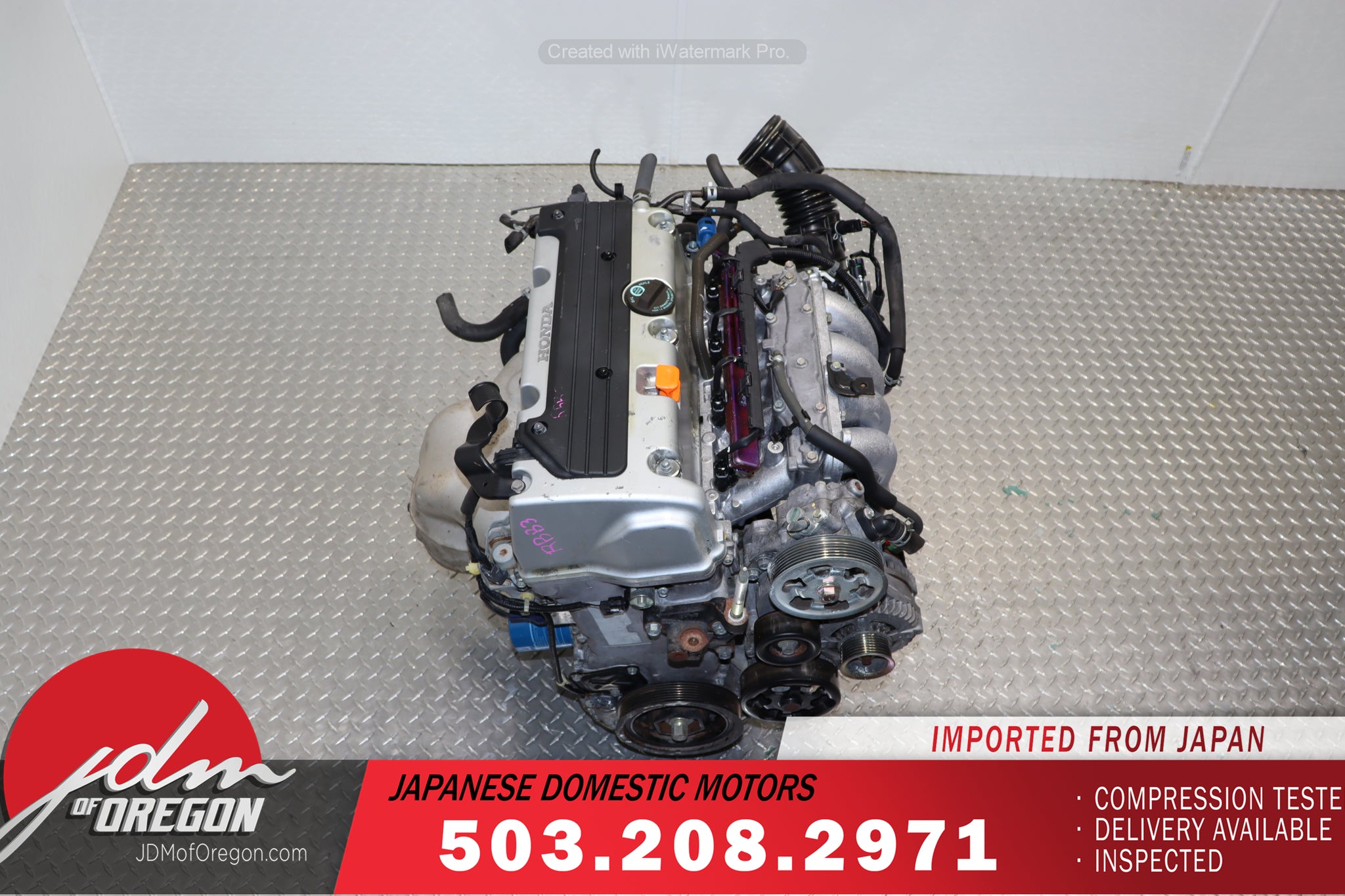 JDM K24A RBB-3 HIGH COMP 2.4L MOTOR 3-LOBE HONDA 04-08 ACURA TSX ENGINE