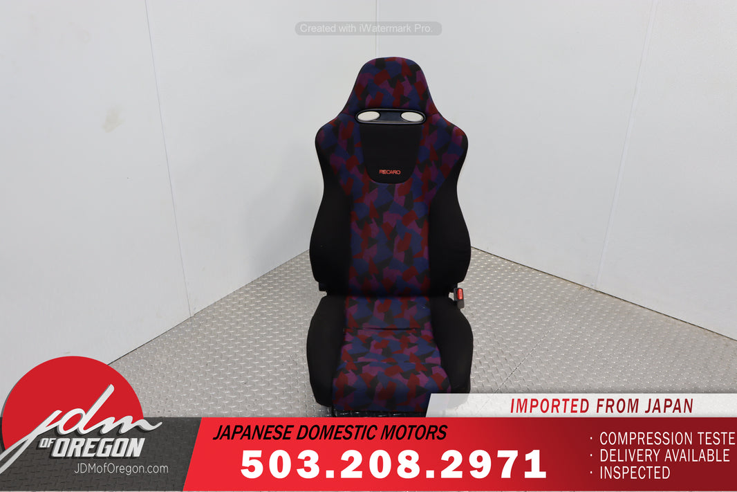 Honda Accord CL7 Euro R Recaro Purple Confetti Seat