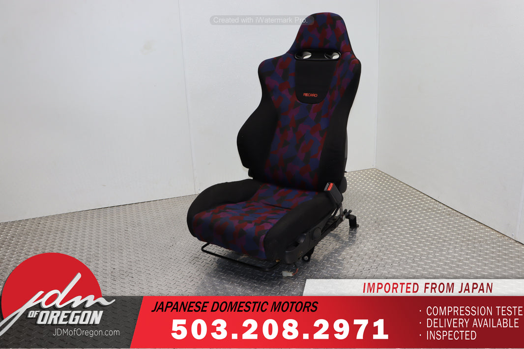 Honda Accord CL7 Euro R Recaro Purple Confetti Seat