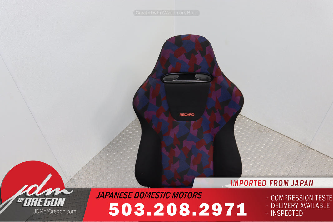 Honda Accord CL7 Euro R Recaro Purple Confetti Seat