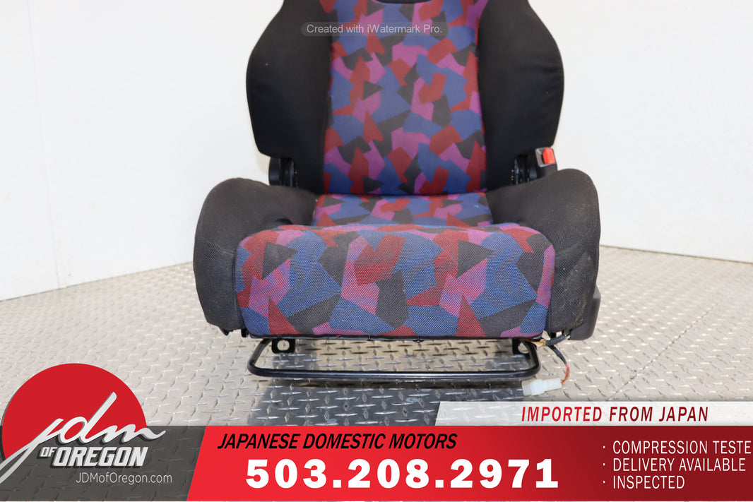 Honda Accord CL7 Euro R Recaro Purple Confetti Seat