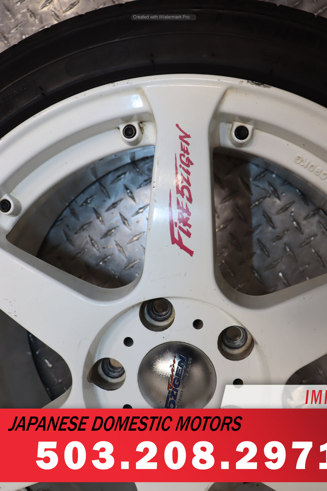 “JDM 5Zigen Fireball 17x7 + Offset 5x114.3 Wheels with 215/45R17 Kenda Tires – Set of 4