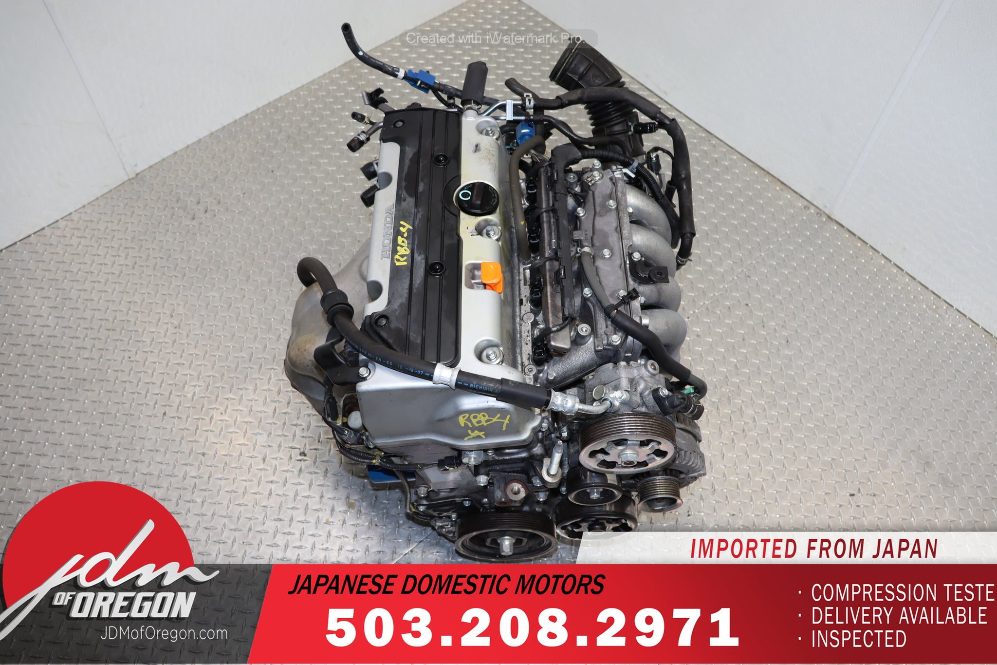 JDM K24A RBB-4 MOTOR 2004 - 2008 ACURA TSX 2.4L DOHC 4CYL I-VTEC 3-LOBE HIGH COMP ENGINE