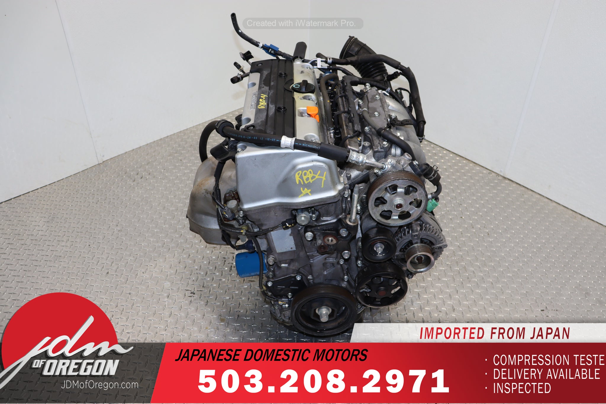 JDM K24A RBB-4 MOTOR 2004 - 2008 ACURA TSX 2.4L DOHC 4CYL I-VTEC 3-LOBE HIGH COMP ENGINE