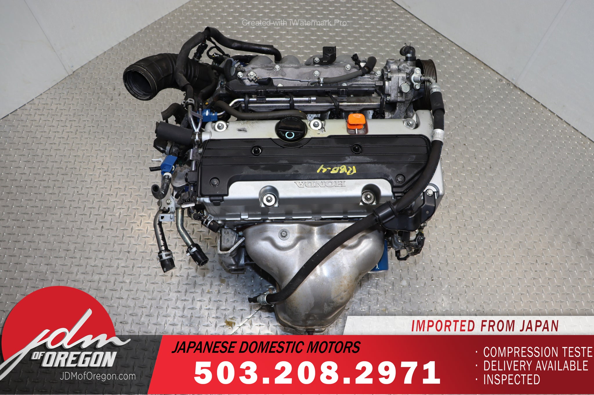 JDM K24A RBB-4 MOTOR 2004 - 2008 ACURA TSX 2.4L DOHC 4CYL I-VTEC 3-LOBE HIGH COMP ENGINE