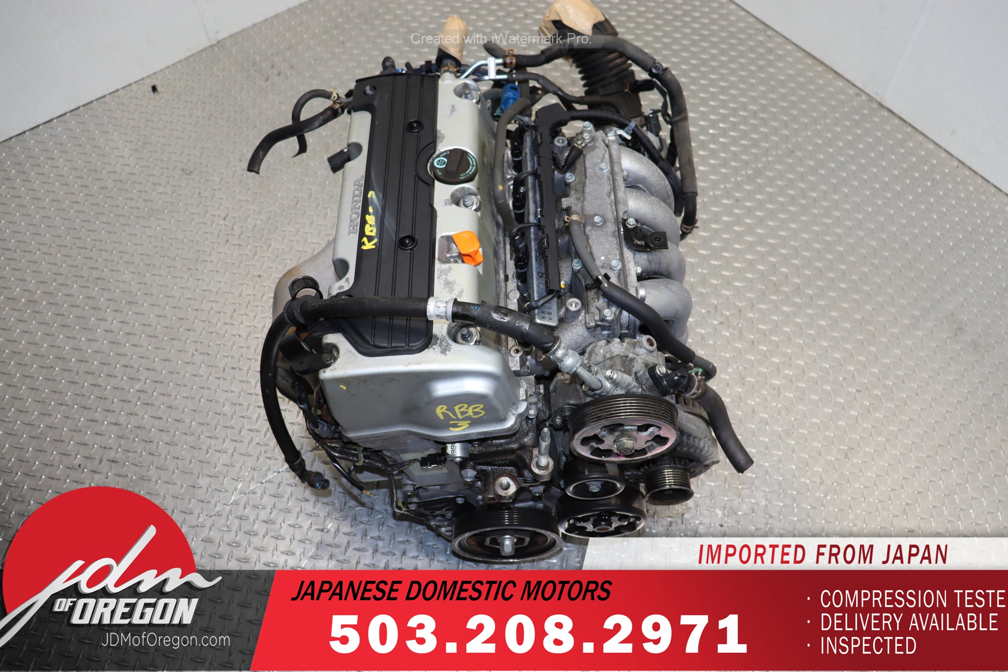 JDM K24A RBB-3 ENGINE 2004 - 2008 ACURA TSX 2.4L DOHC I-VTEC HIGH COMP 3-LOBE MOTOR