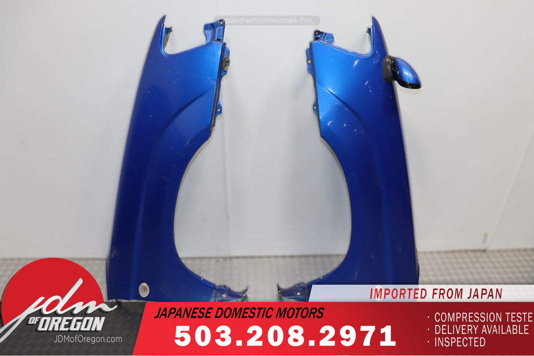 JDM 2003 2004 2005 SUBARU FORESTER XT (SG5) COMPLETE BLUE FRONT END NOSE CUT CONVERSION