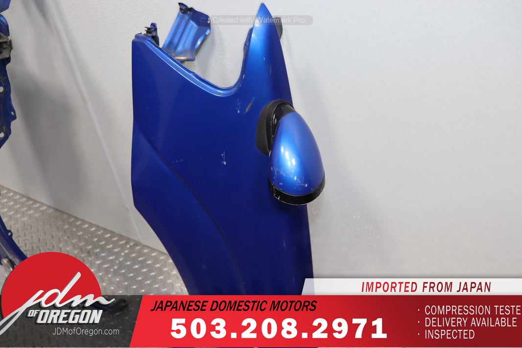 JDM 2003 2004 2005 SUBARU FORESTER XT (SG5) COMPLETE BLUE FRONT END NOSE CUT CONVERSION