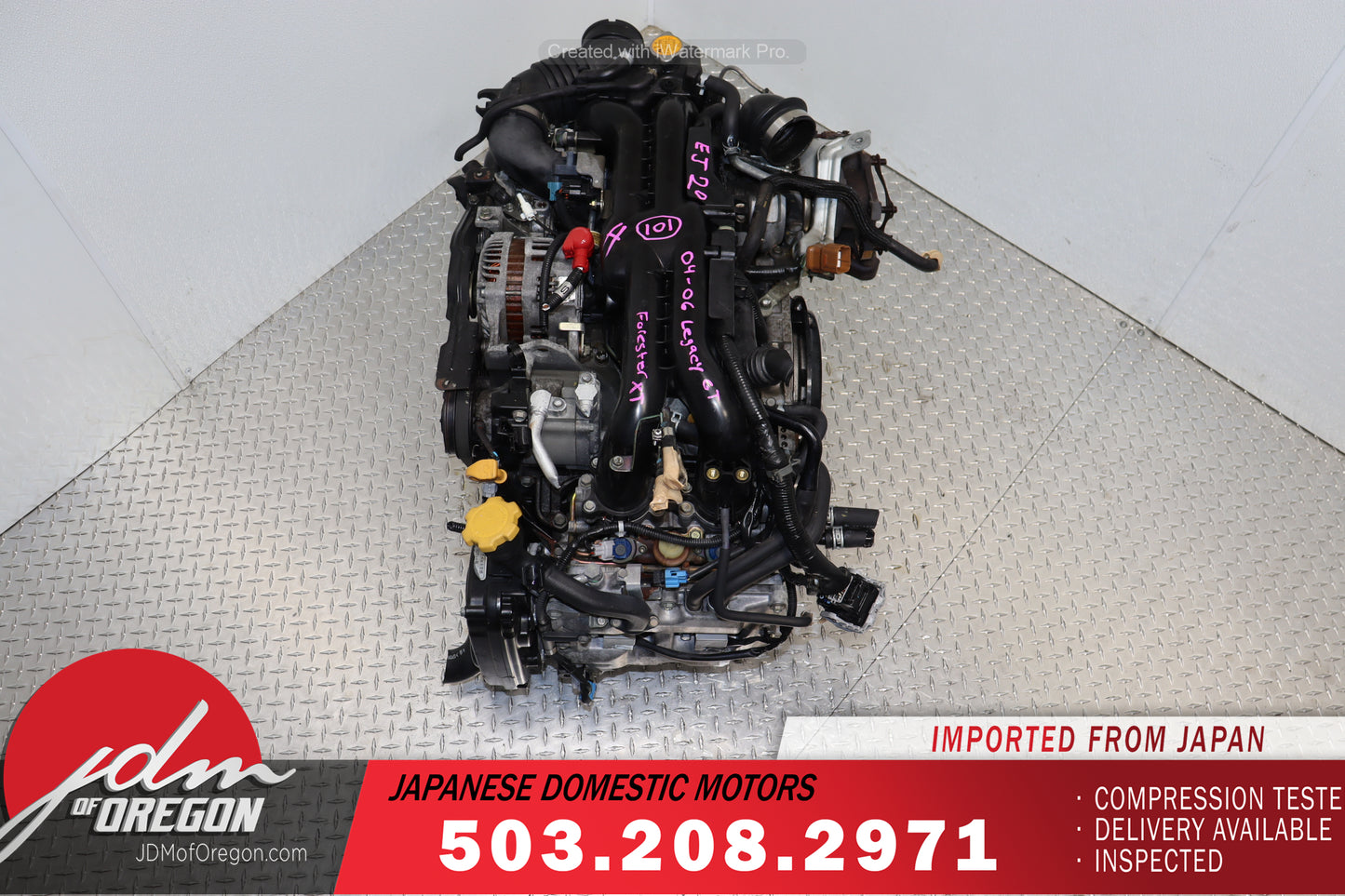 (2005–2006) Subaru Legacy GT Turbo Engine 2.0L EJ20X  – Replaces EJ255 JDM