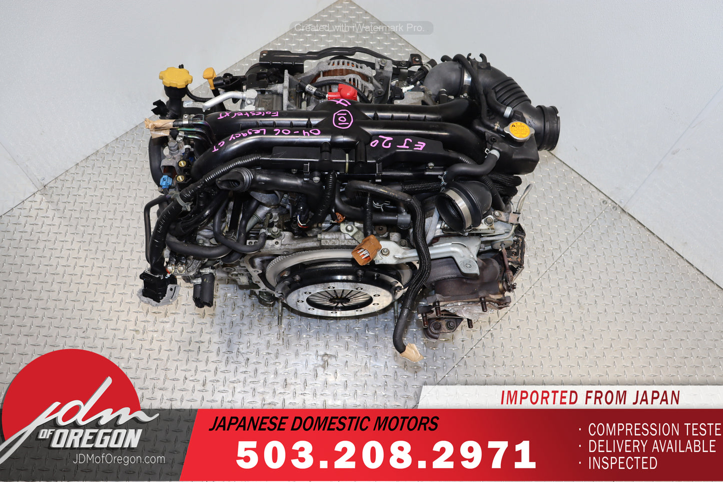 2006–2007 Subaru Impreza wrx Turbo Engine 2.0L EJ20X DOHC JDM – Replaces 2.5L
