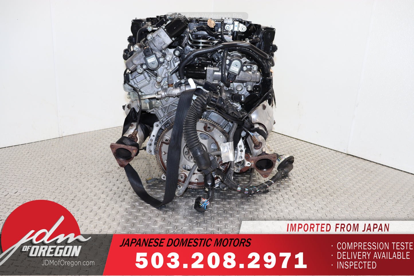 2014–2015 Infiniti Q50 AWD OEM Engine VQ37VHR 3.7L V6