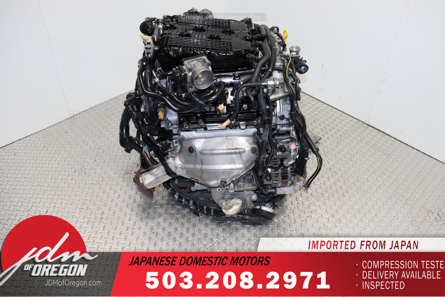 2014–2015 Infiniti Q50 AWD OEM Engine VQ37VHR 3.7L V6