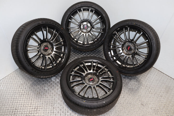 JDM 2008 - 2014 SUBARU IMPREZA WRX STI SET OF 4 FACTORY FORGED OEM STOCK WHEELS