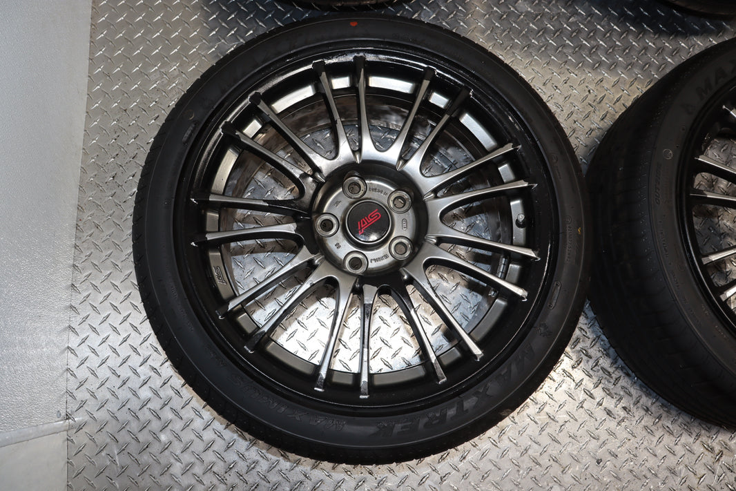 JDM 2008 - 2014 SUBARU IMPREZA WRX STI SET OF 4 FACTORY FORGED OEM STOCK WHEELS