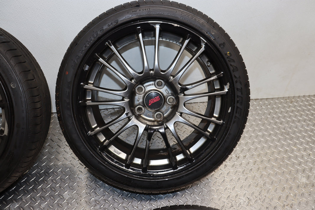 2008‑2014 Subaru WRX STI 18″ Wheels – 245/40R18 Tires – OEM