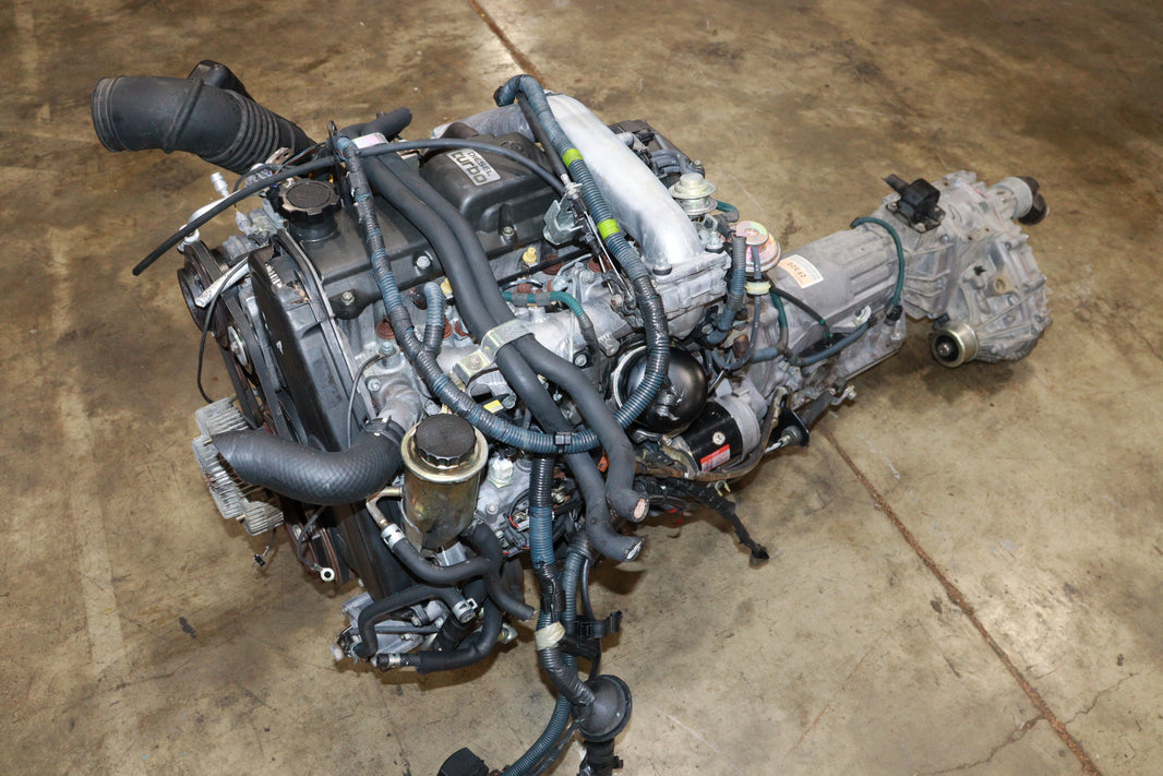 JDM 1KZ-TE TOYOTA 4RUNNER HILUX SURF 3.0L TURBO DIESEL W/ AUTO AWD TRANSMISSION