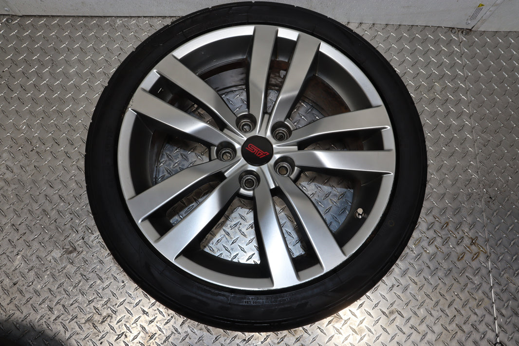 2008‑2014 Subaru WRX STI 18″ Wheels – 245/40R18 Tires – OEM