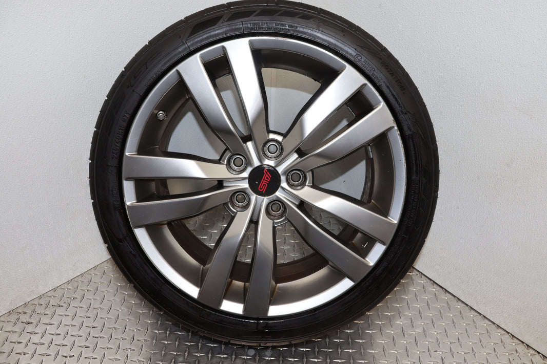 2008‑2014 Subaru WRX STI 18″ Wheels – 245/40R18 Tires – OEM