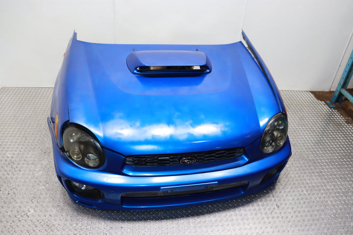 JDM 2002 - 2003 SUBARU IMPREZA WRX GDA BUGEYE COMPLETE FRONT-END NOSE CUT ASSEMBLY